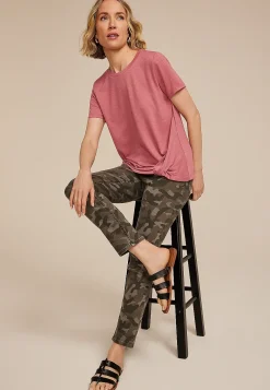 Maurices Tees-24/7 Austin Knot Hem Tee