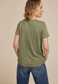 Maurices Tees-24/7 Austin Knot Hem Tee