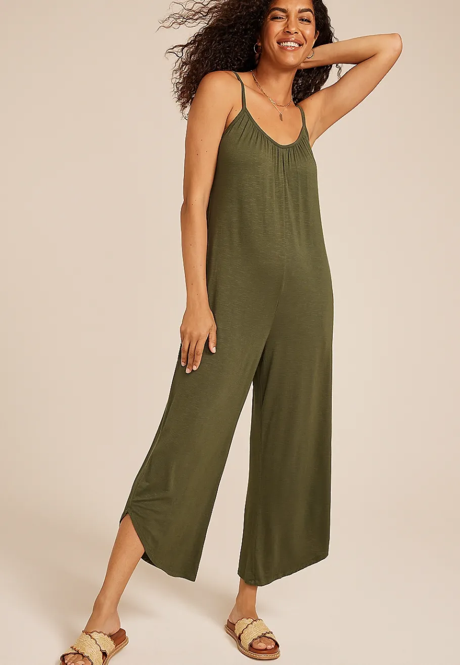 Maurices Casual Dresses-24/7 Bare Waistless Knit Jumpsuit