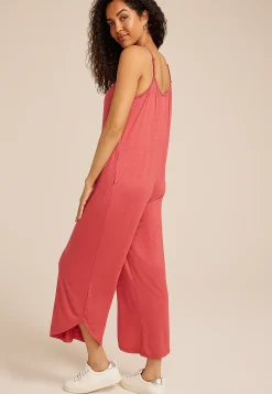 Maurices Casual Dresses-24/7 Bare Waistless Knit Jumpsuit