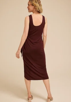 Maurices Work Dresses-24/7 Bare Wrap Waist Midi Dress