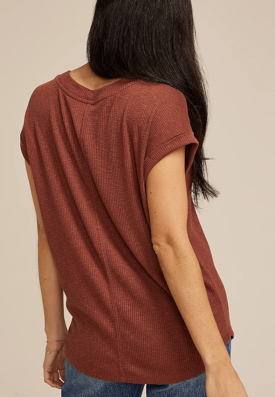 Maurices Tees-24/7 Berkley V Neck Tee