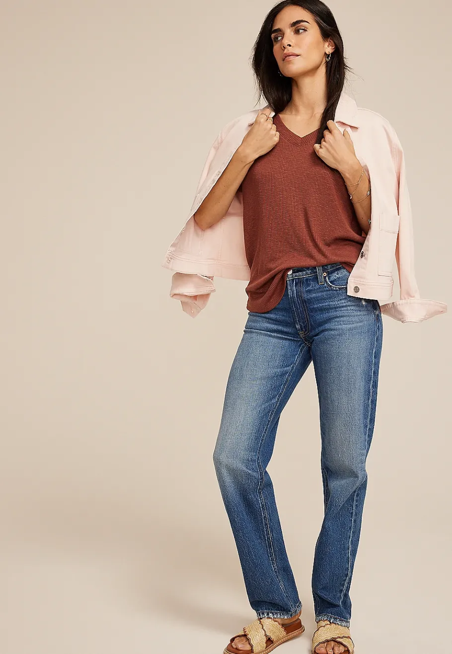 Maurices Tees-24/7 Berkley V Neck Tee