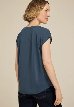 Maurices Tees-24/7 Crepe V Neck Tee