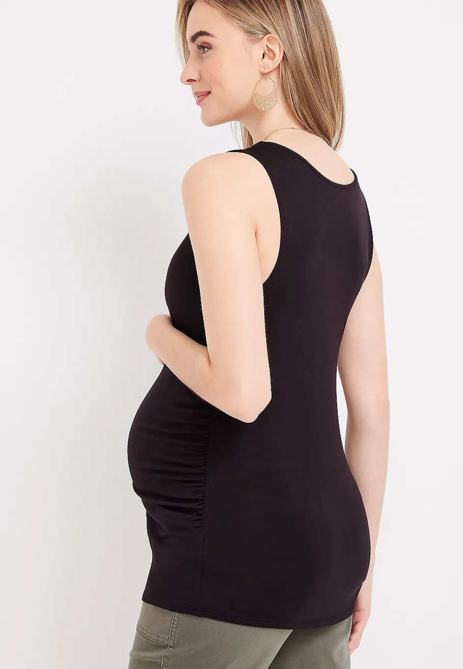 Maurices Maternity-24/7 Flawless Scoop Neck Maternity Tank