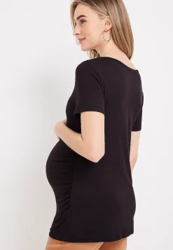 Maurices Maternity-24/7 Flawless V Neck Maternity Tee