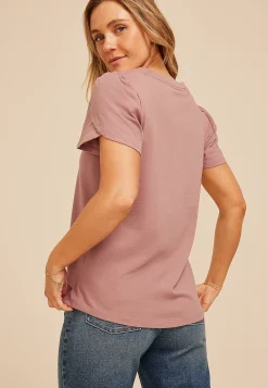 Maurices Tees-24/7 Holland Tulip Sleeve Tee