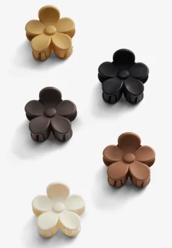Maurices Hats & Hair Accessories-5 Pack Floral Claw Hair Clips