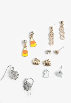 Maurices Earrings-6 Pack Halloween Earring Set
