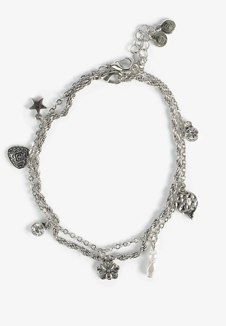 Maurices Bracelets & Anklets|Matching Sets-2 Pack Floral Anklet Set