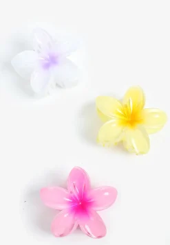 Maurices Hats & Hair Accessories-3 Pack Summer Flower Claw Hair Clips