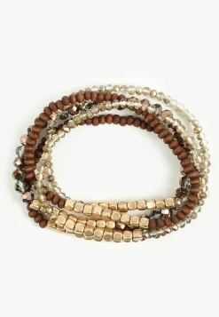 Maurices Bracelets & Anklets-5 Pack Wooden Beaded Stretch Bracelet Set