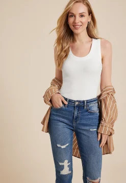 Maurices Tanks & Camis-24/7 U Line Tank Top