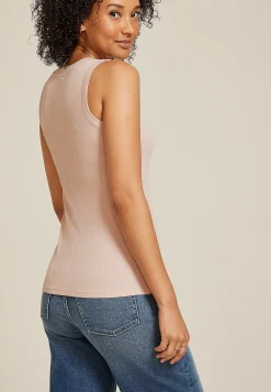Maurices Tanks & Camis-24/7 U Line Tank Top
