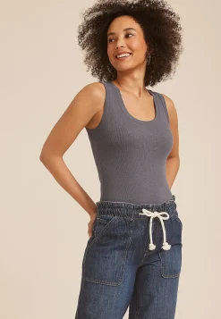 Maurices Tanks & Camis-24/7 U Line Tank Top