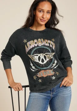 Maurices Sweatshirts|Graphics-Aerosmith Relaxed Fit Sweatshirt