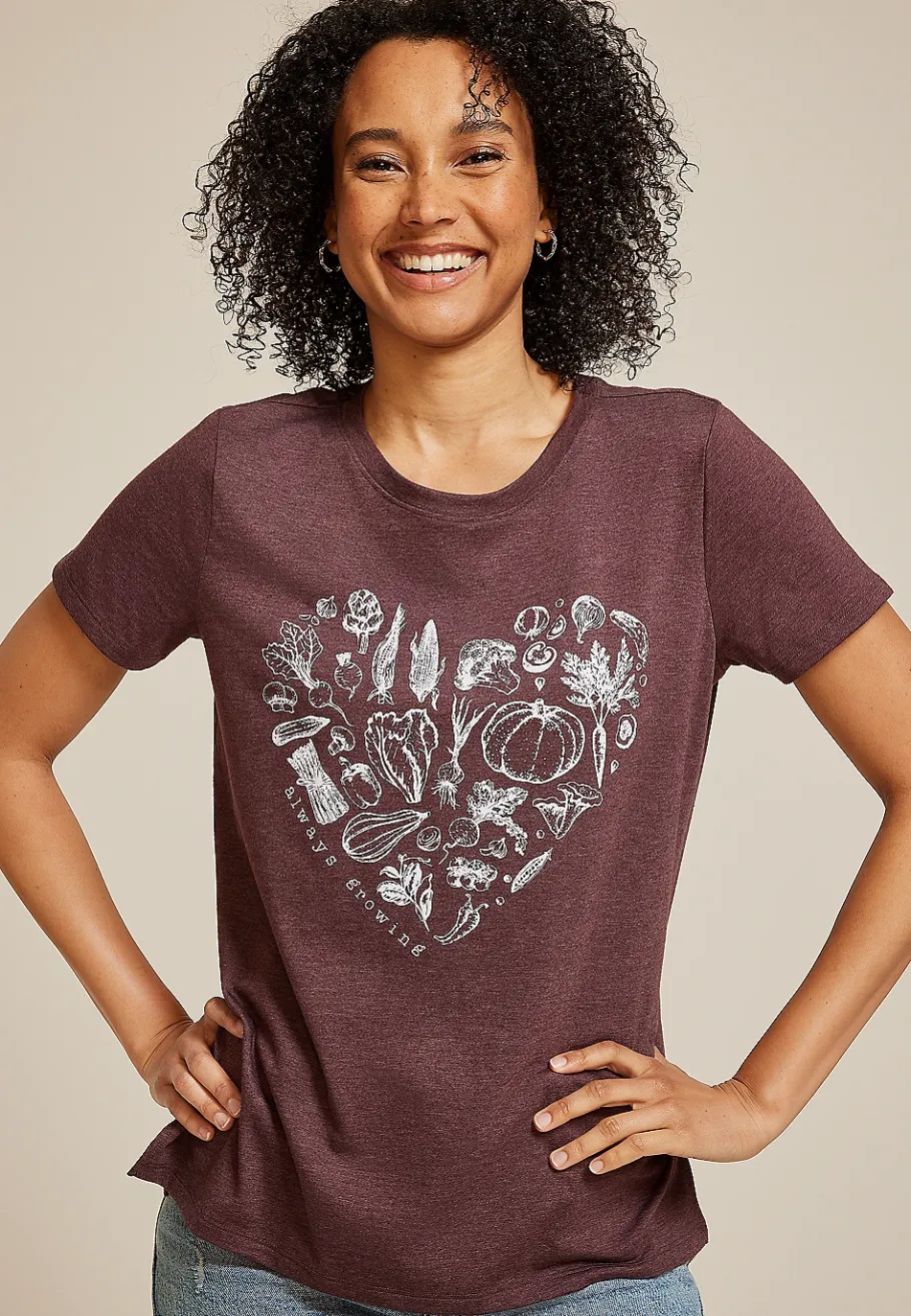 Maurices Tees|Graphics-Always Growing Classic Fit Graphic Tee