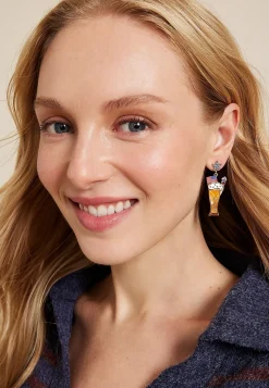 Maurices Earrings-Americana Beer Drop Earrings