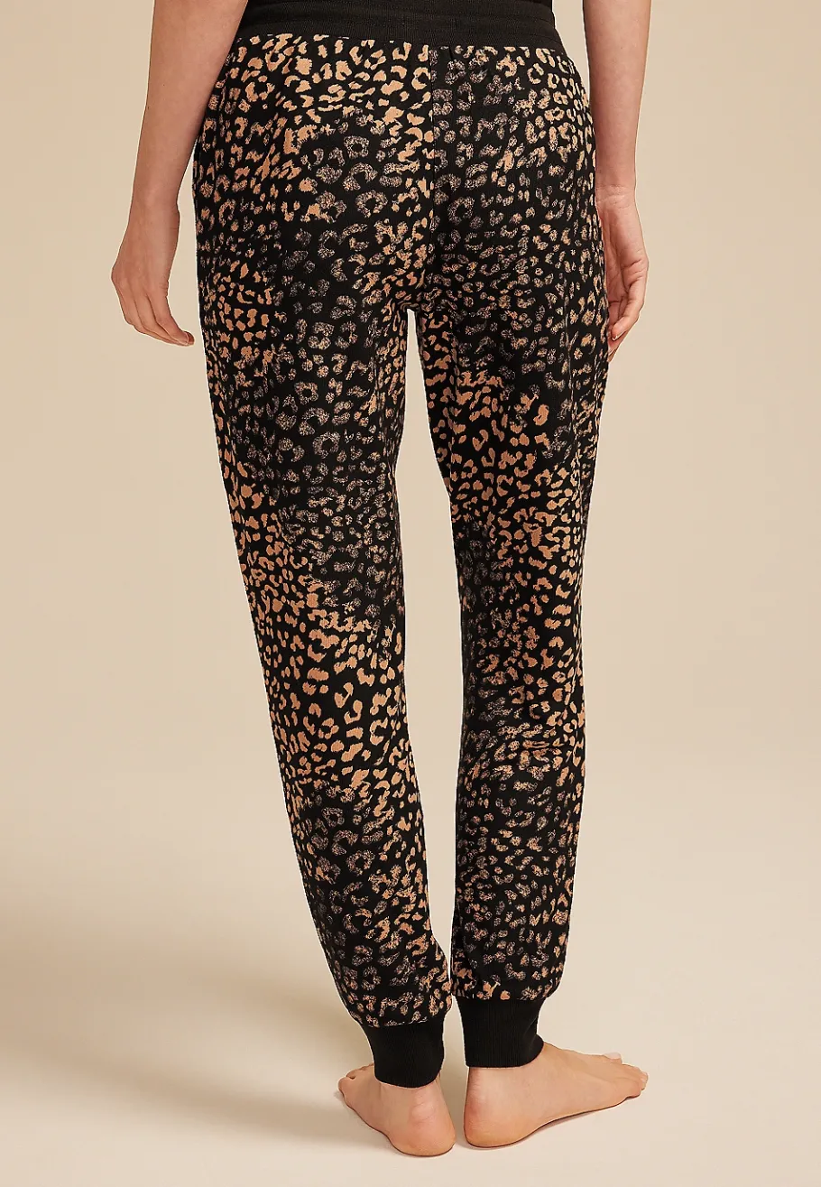 Maurices Pajamas|Pajamas-Animal Print Jogger Pajama Pants