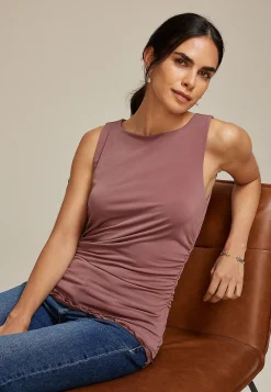 Maurices Tanks & Camis-Asymmetrical Ruffle Hem Tank Top