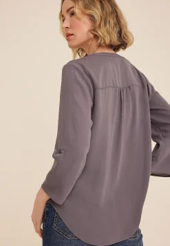 Maurices Shirts & Blouses-Atwood 3/4 Sleeve Popover Blouse