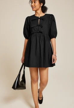 Maurices Work Dresses-Band Of The Free Bubble Sleeve Mini Dress