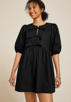 Maurices Work Dresses-Band Of The Free Bubble Sleeve Mini Dress