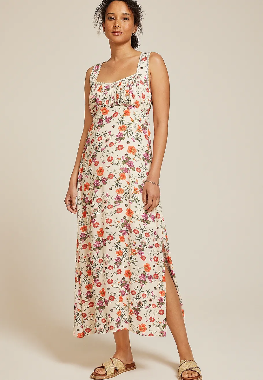 Maurices Wedding Guest & Cocktail Dresses|Work Dresses-Band Of The Free Floral Maxi Dress