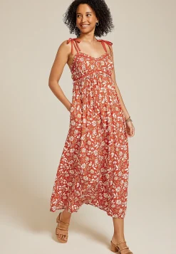 Maurices Wedding Guest & Cocktail Dresses-Band Of The Free Sweetheart Neck Midi Dress