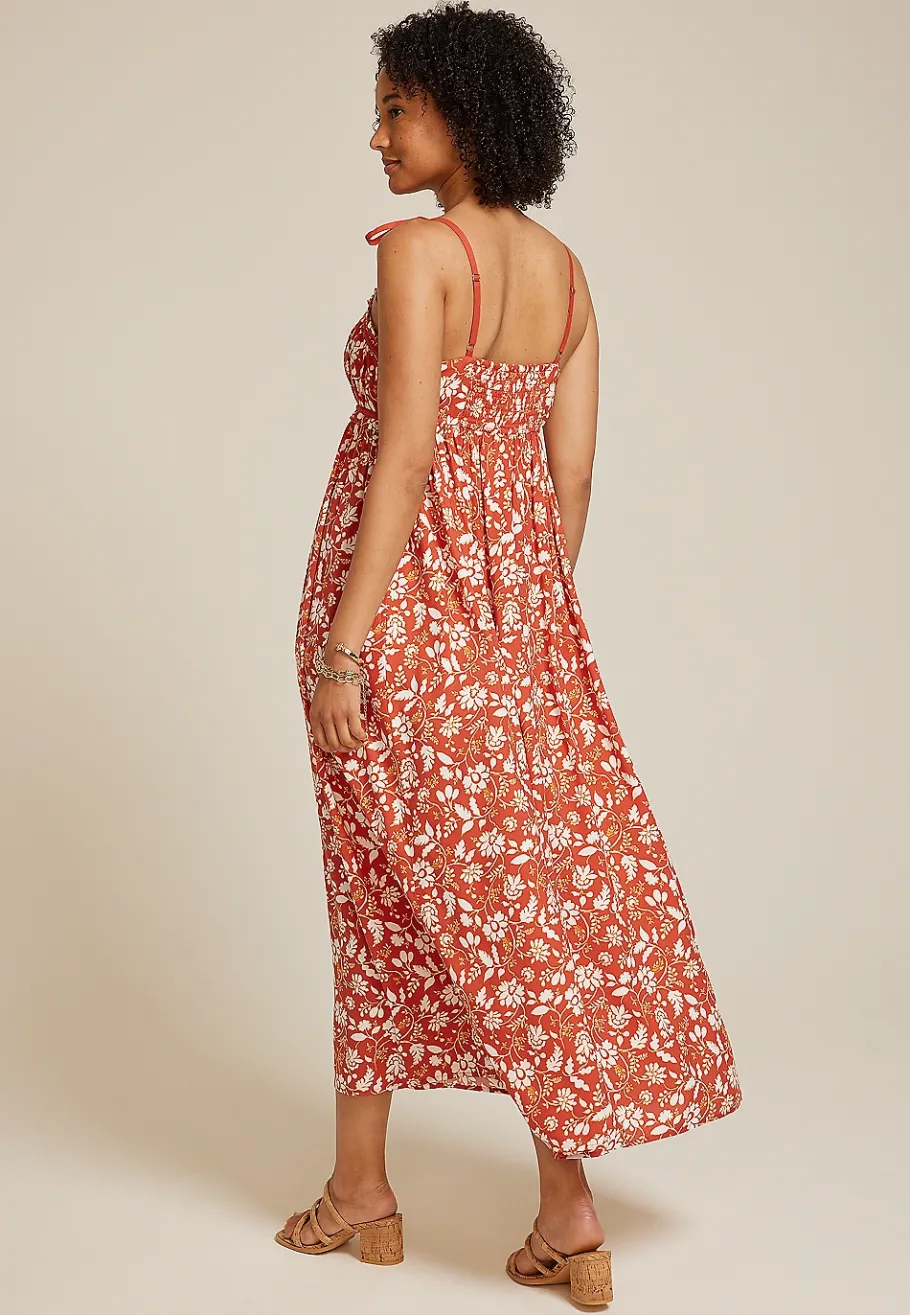 Maurices Wedding Guest & Cocktail Dresses-Band Of The Free Sweetheart Neck Midi Dress