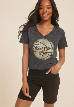 Maurices Tees|Graphics-Basketball Mom Classic Fit Graphic Tee