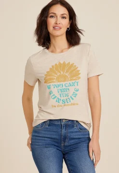 Maurices Tees|Graphics-Be The Sunshine Classic Fit Graphic Tee
