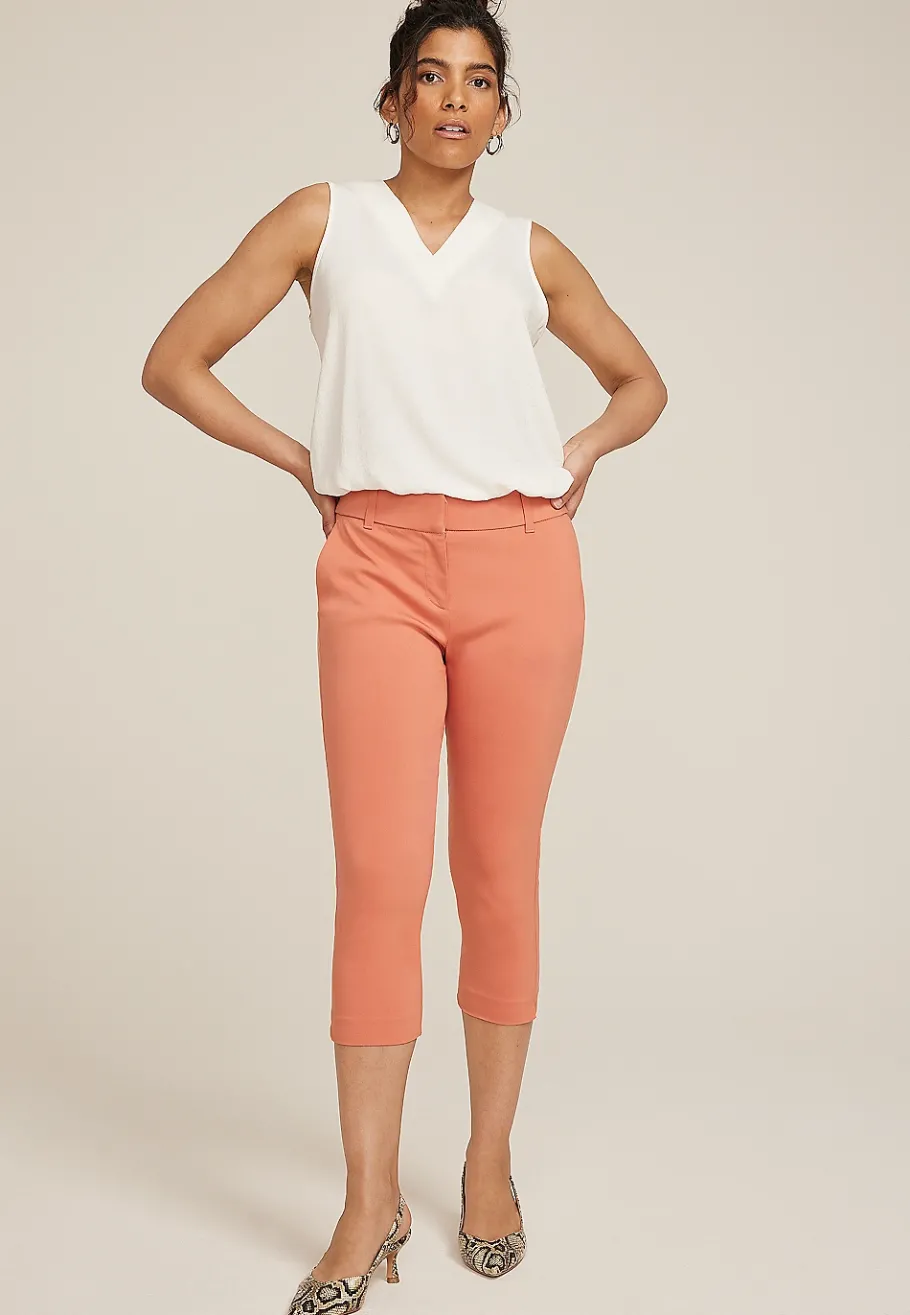 Maurices Pants|Crops & Capris-Bengaline Mid Rise Capri