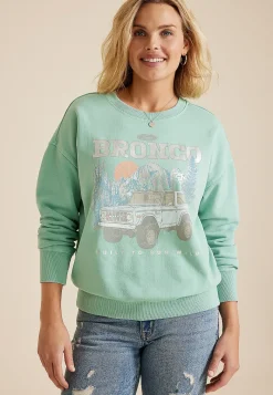 Maurices Sweatshirts|Graphics-Bronco Built To Run Wild Relaxed Fit Sweatshirt