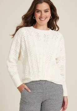 Maurices Sweaters Cardigans & Kimonos-Chevron Dolman Sweater