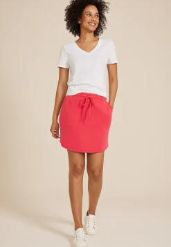 Maurices Skirts-Cloud Scuba Knit High Rise Skort