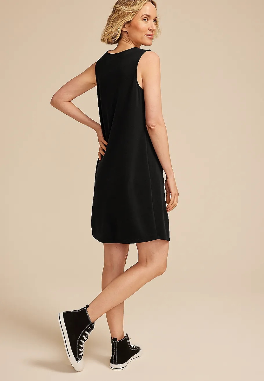 Maurices Casual Dresses-Cloud Scuba Knit Tank Mini Dress