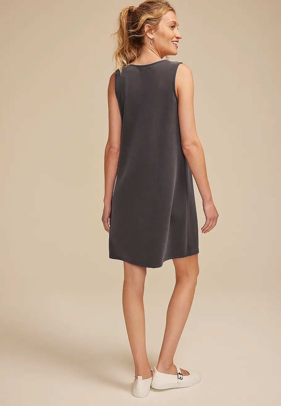 Maurices Casual Dresses-Cloud Scuba Knit Tank Mini Dress