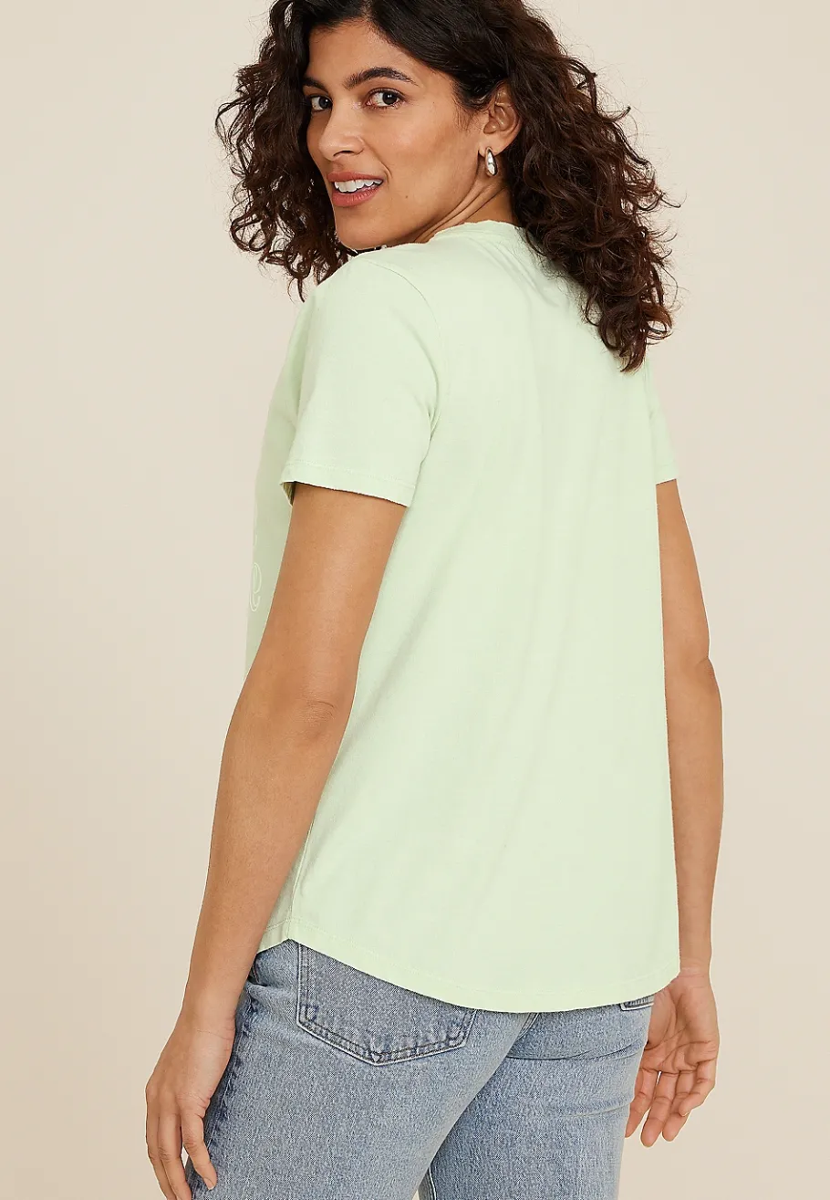 Maurices Tees|Graphics-Coffee Books Sunshine Classic Fit Graphic Tee