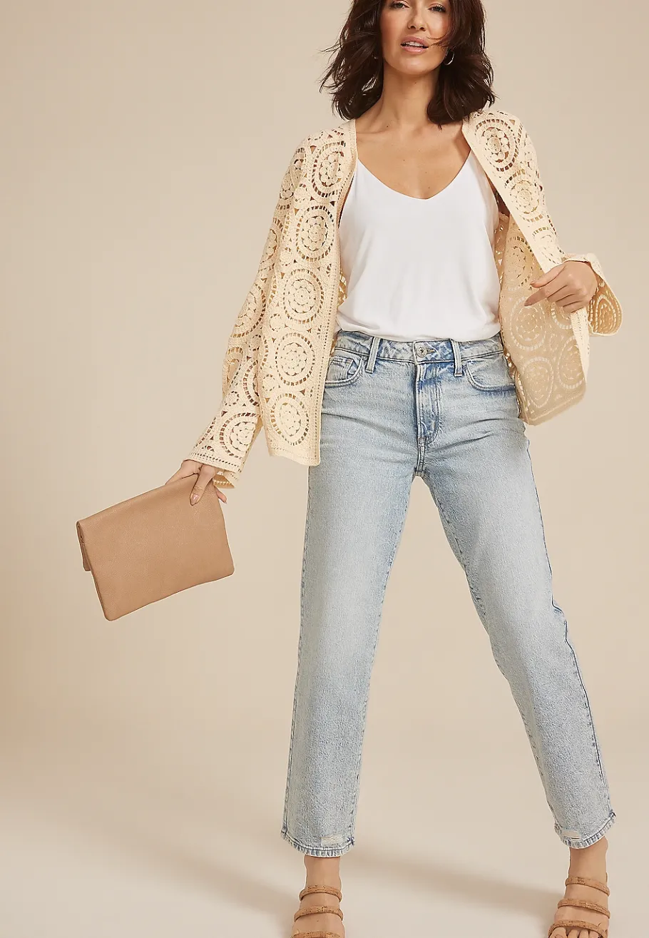 Maurices Jackets-Crochet Cardigan