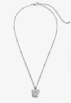 Maurices Necklaces-Dainty Silver State Necklace