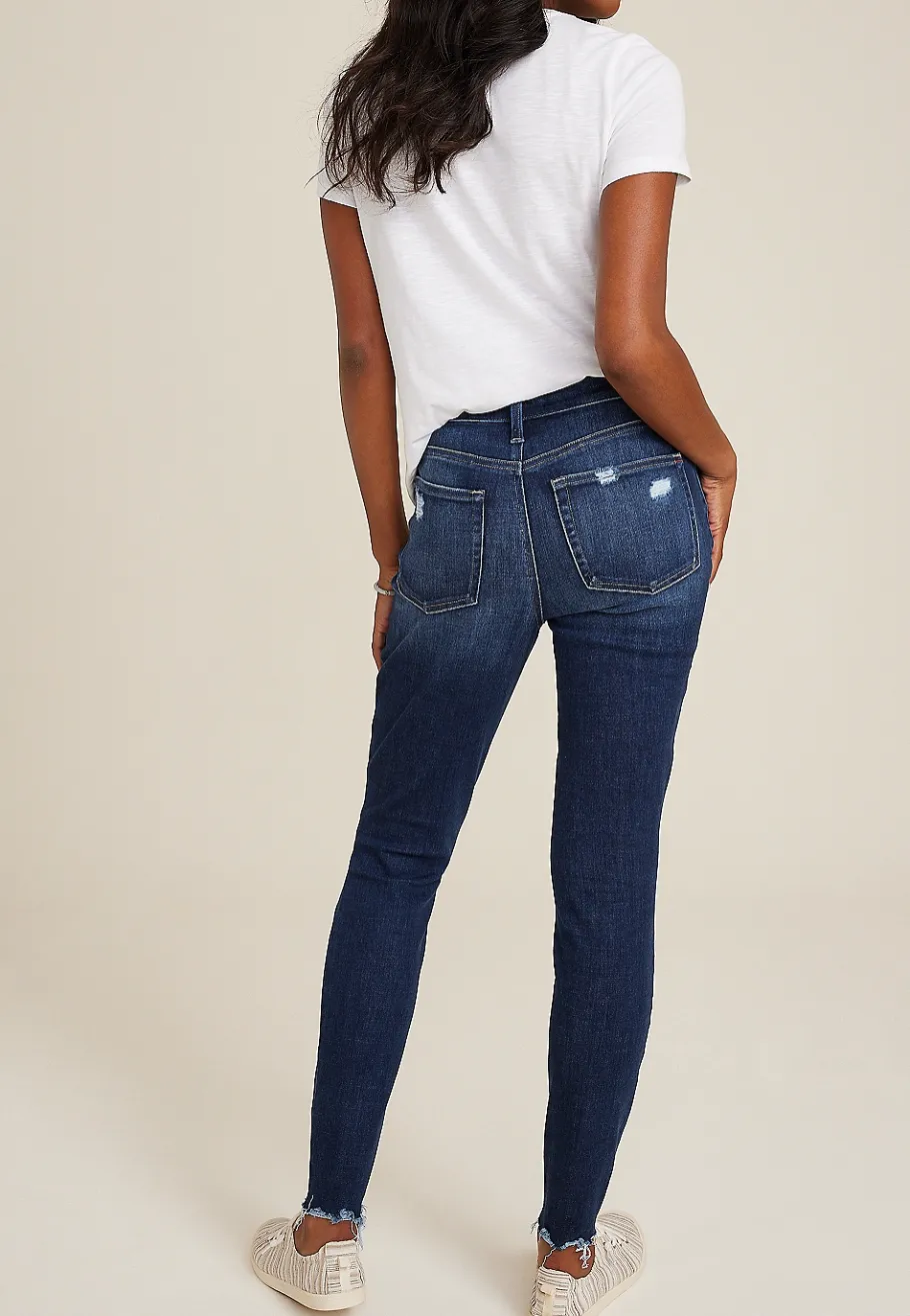 Maurices Jeggings & Skinny Jeans|Jeggings & Skinny Jeans-edgely™ High Rise Ripped Super Skinny Jean