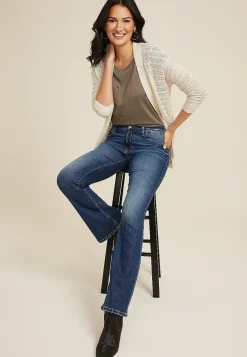 Maurices Flare & Wide Leg Jeans|Flare & Wide Leg Jeans-Everflex™ Dark Mid Rise Flare Jean