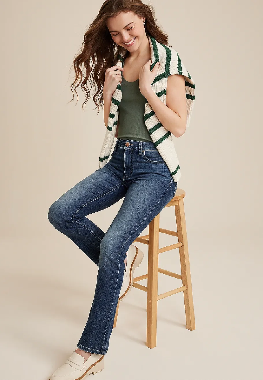 Maurices Bootcut Jeans|Repreve® Jeans-Everflex™ High Rise Curvy Slim Boot Jean
