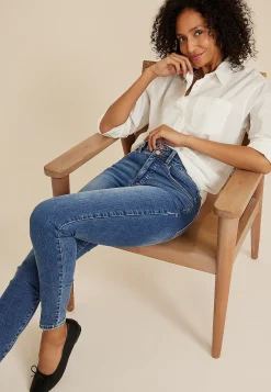 Maurices Jeggings & Skinny Jeans|Jeggings & Skinny Jeans-Everflex™ High Rise Stacked Waist Double Button Super Skinny Jean