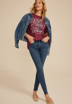 Maurices Tees|Graphics-Faith Family Forever Oversized Fit Graphic Tee