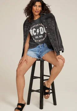 Maurices Tees|Graphics-Floral ACDC Classic Fit Graphic Tee