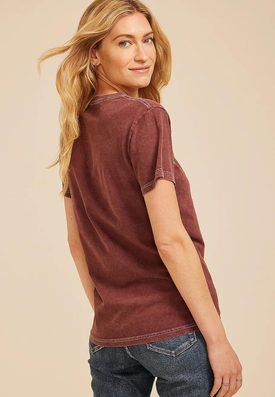 Maurices Tees|Graphics-Floral Faith Relaxed Fit Graphic Tee