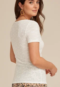 Maurices Shirts & Blouses-Floral Lace Embroidered Top