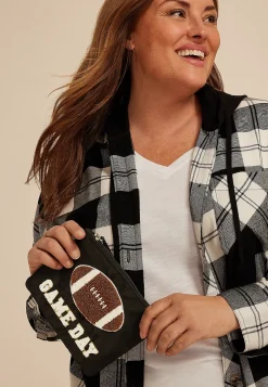 Maurices Bags-Game Day Nylon Zipper Pouch